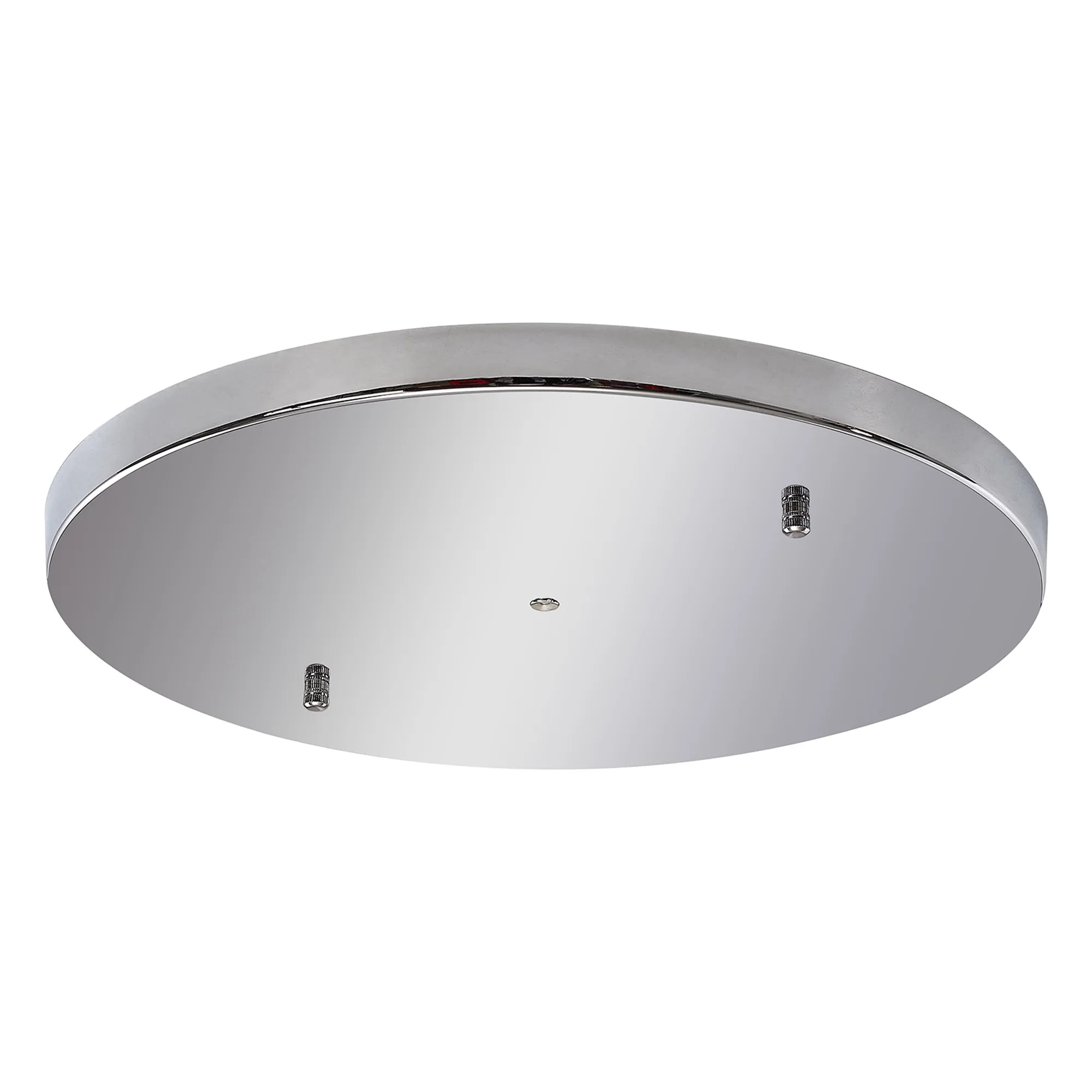 D0830CH/NH  Hayes No Hole 40cm Round Ceiling Plate Polished Chrome